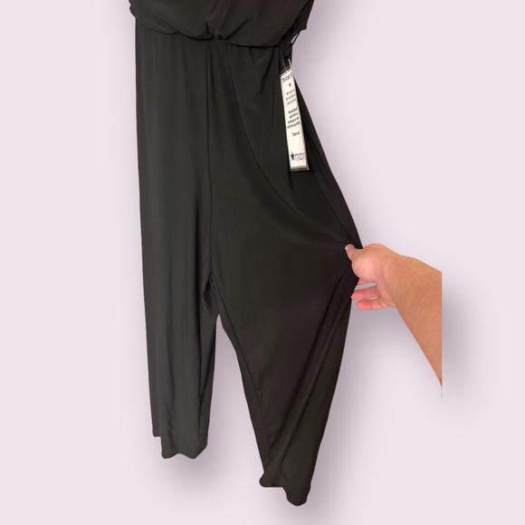 NWT Black Formal Elegant Pant Suit with rhinestones - Picture 4 of 6